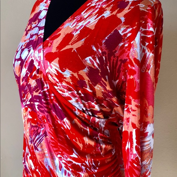 Coldwater Creek V-Neck Tunic Sz S (8) euc - Picture 3 of 5